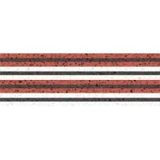 10301002135 Molle red decor 02 глянцевый декор 30х90, Gracia Ceramica