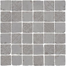 Керамический гранит KERAMA MARAZZI Про Фьюче 300x300 Декор серый мозаичный  SBM004\DD6402