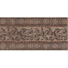 Керамический гранит KERAMA MARAZZI Бромли 402х196 бордюр коричневый STG\A258\SG1502
