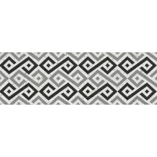 10301002132 Molle black decor 01 глянцевый декор 30х90, Gracia Ceramica