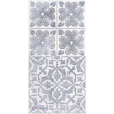 Керамическая плитка LB-Ceramics Кампанилья 1641-0094 Декор 2 серый 20х40