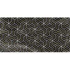 Laparet Fractal Декор чёрный 30х60 Crystal
