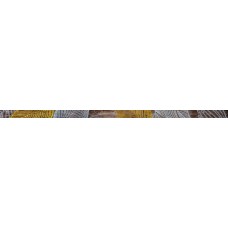 10213001152 Foresta brown glass border глянцевый бордюр 60х2, Gracia Ceramica