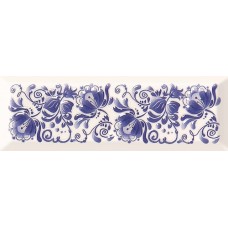 10301001851 Gzhel decor 02 глянцевый декор 10х30, Gracia Ceramica