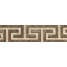 10212001737 Saloni brown border 02 глянцевый бордюр 30х50, Gracia Ceramica